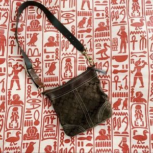 Coach Signature Canvas Crossbody + Audrey Brooke